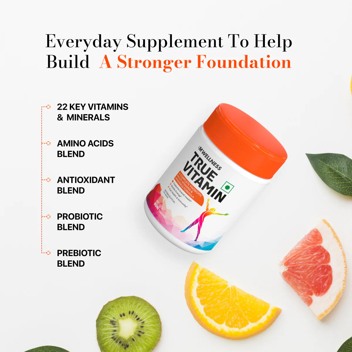 Big Muscles Wellness True Vitamin - 60 Tablets