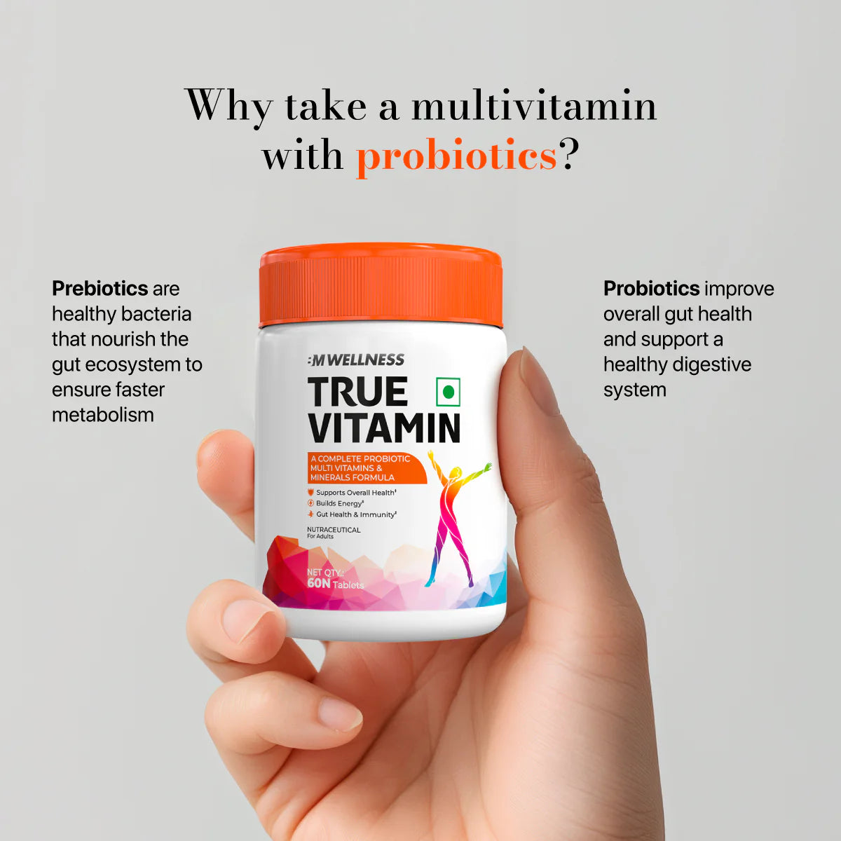 Big Muscles Wellness True Vitamin - 60 Tablets