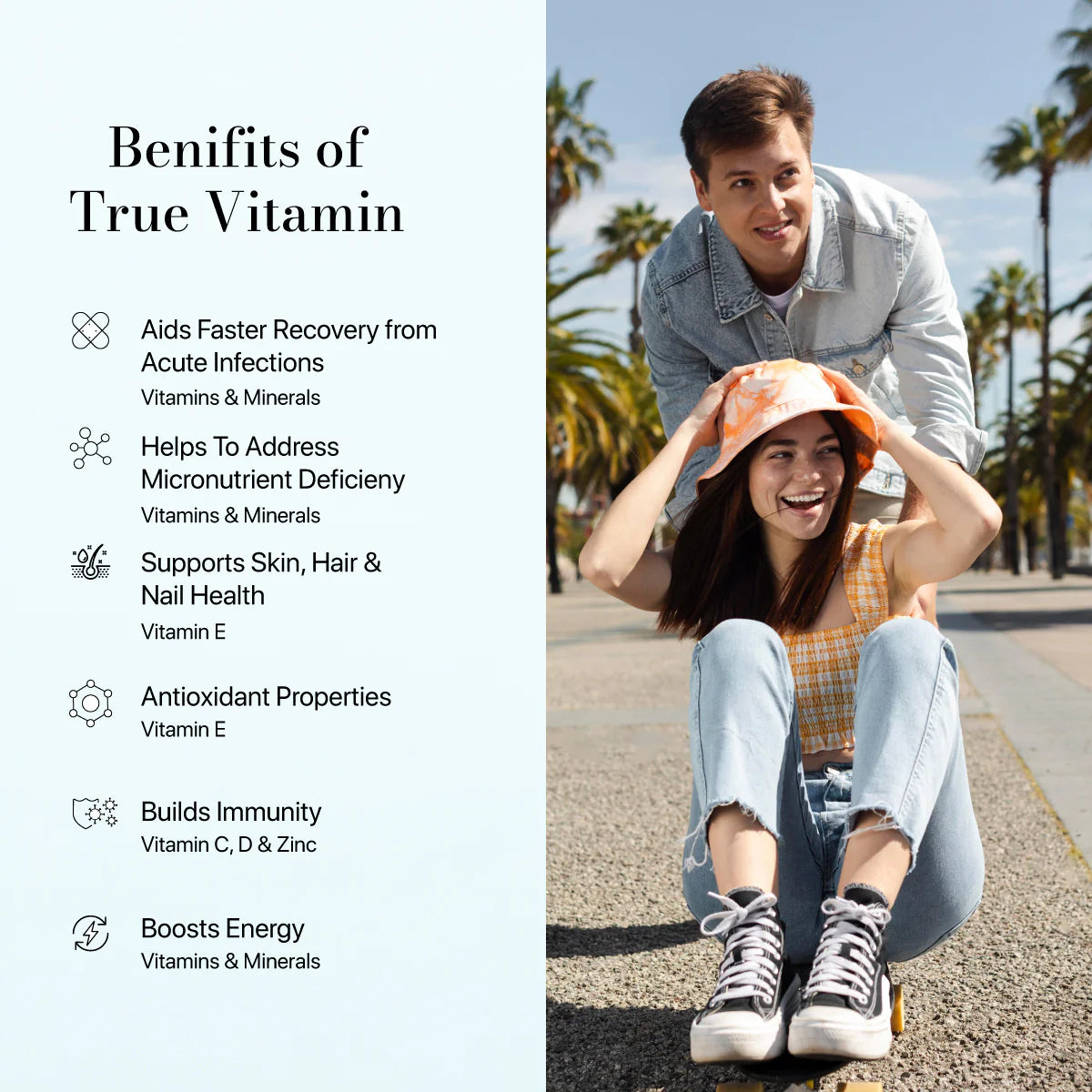 Big Muscles Wellness True Vitamin - 60 Tablets