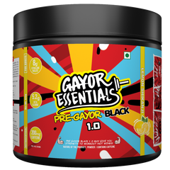 Gayor Essentials Pre Gayor Black 1.0 Pre-Workout 572g | Caffeine & Citrulline Formula