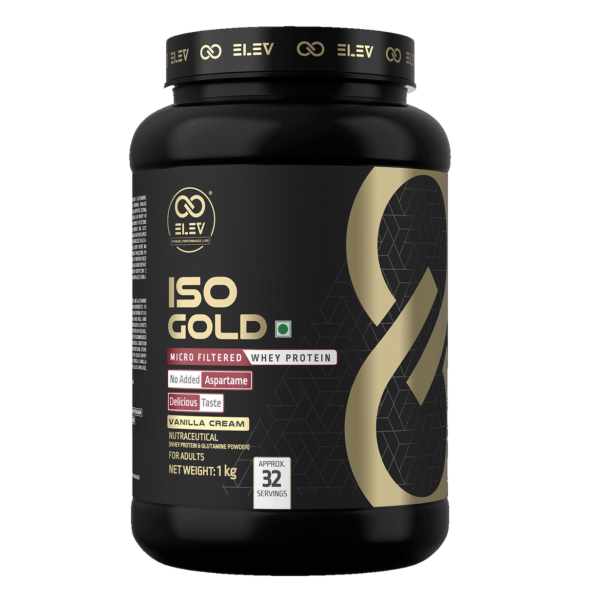 Elev ISO GOLD Whey Protein Powder | 1kg (32 Servings)