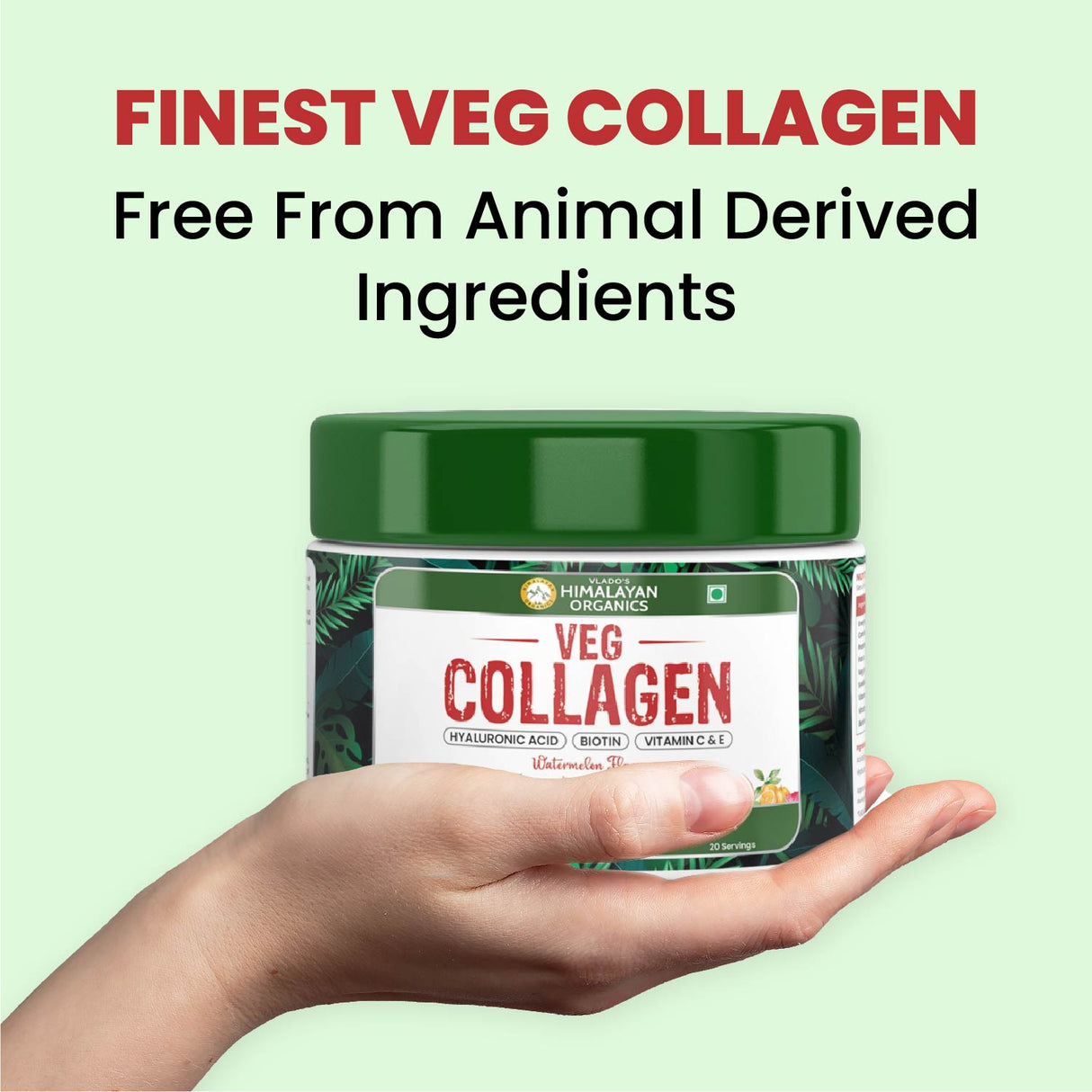 Vlado's Himalayan Organics, Vegan Collagen with Biotin, Vitamin C & E - 100g