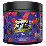 Gayor Essentials Pre Gayor Black 2.0 Pre-Workout Powder 676g | 200mg Caffeine
