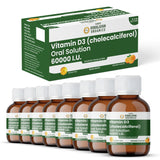 Vlado's Himalayan Organics, Vitamin D3 60000 IU Shots, 5ml Each - Pack of 8