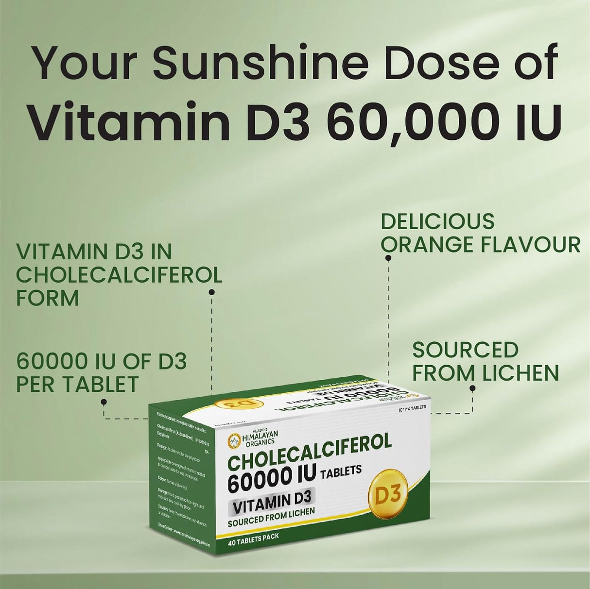 vlado’s himalayan organics vitamin d3 60000 iu tablets 
