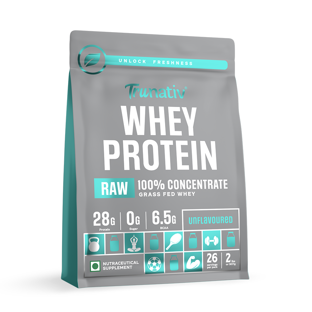 TruNativ Raw Whey Concentrate, 28g Protein, 907g