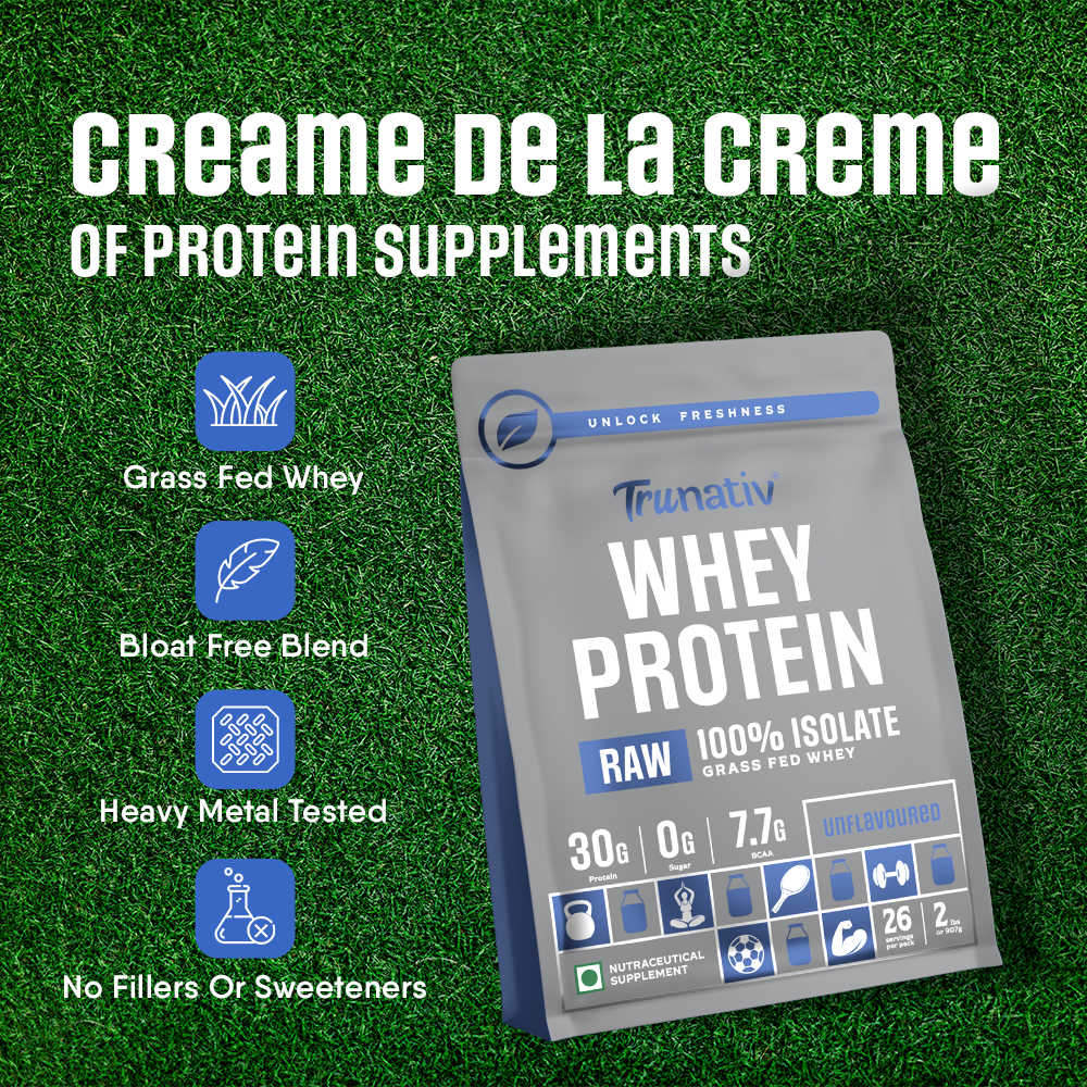 TruNativ Raw Whey Isolate, 30g Protein, 907g