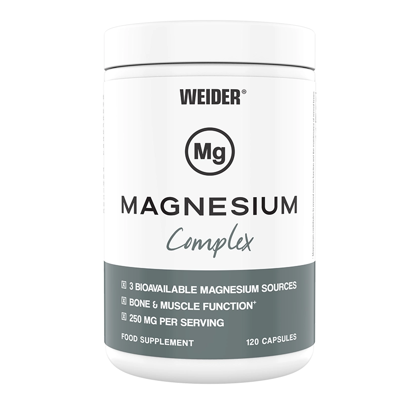 Weider Magnesium Capsules | 250mg per Serving | 120 Count
