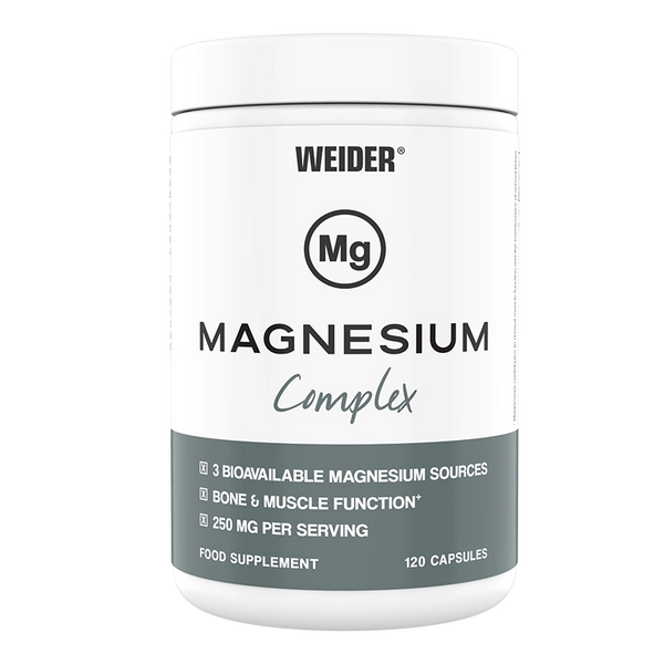 Weider Magnesium Capsules | 250mg per Serving | 120 Count