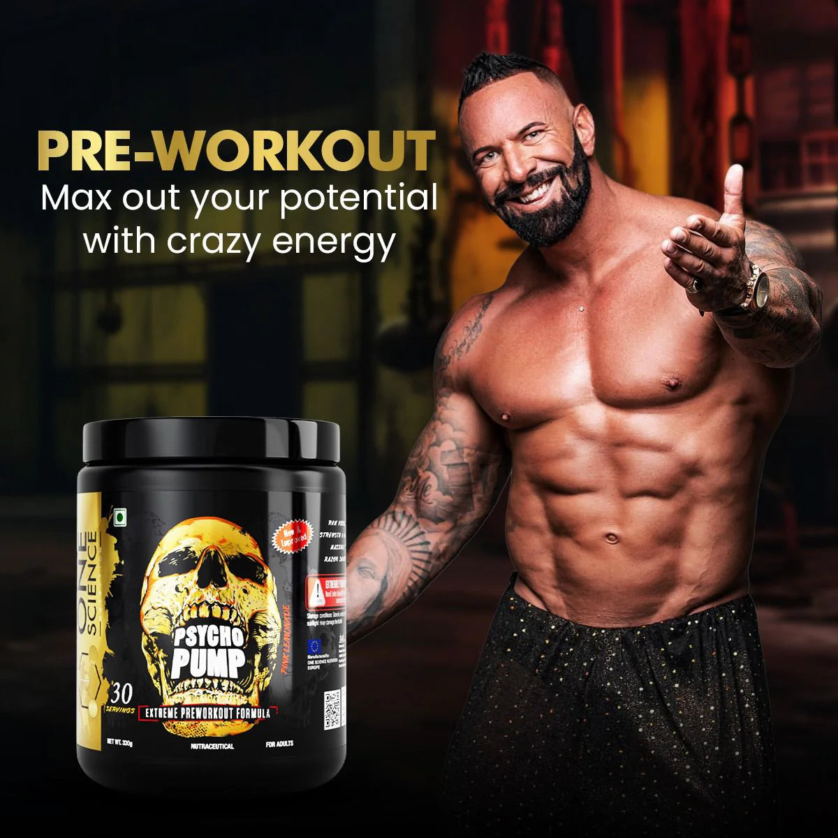 One Science Psycho Pump Pre Workout - 30 Servings