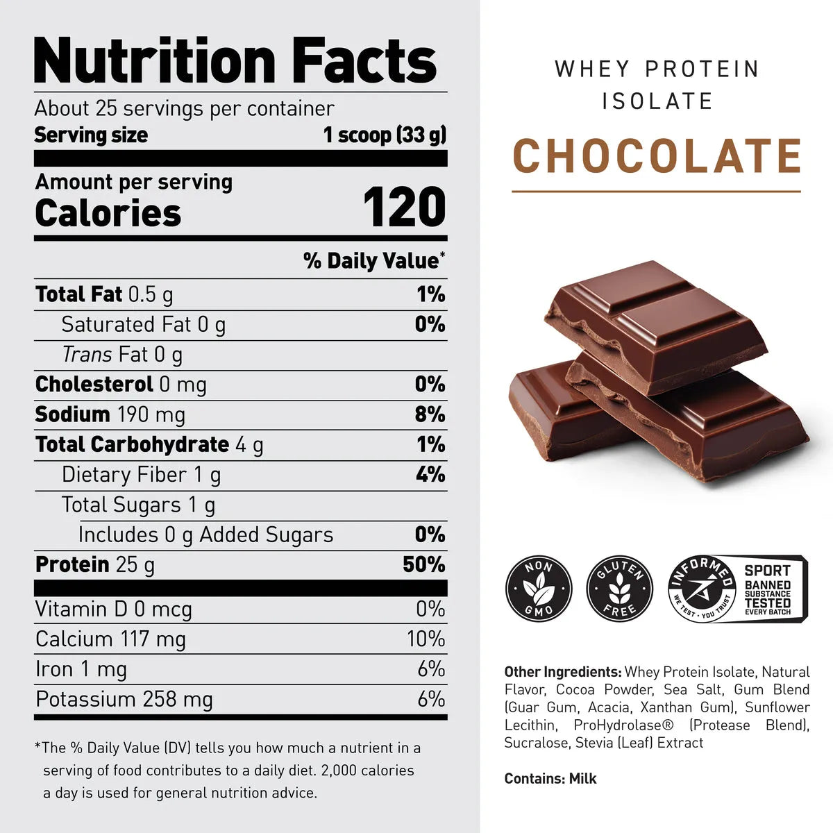 Kaged Whey Protein Isolate - 1.8 Lbs