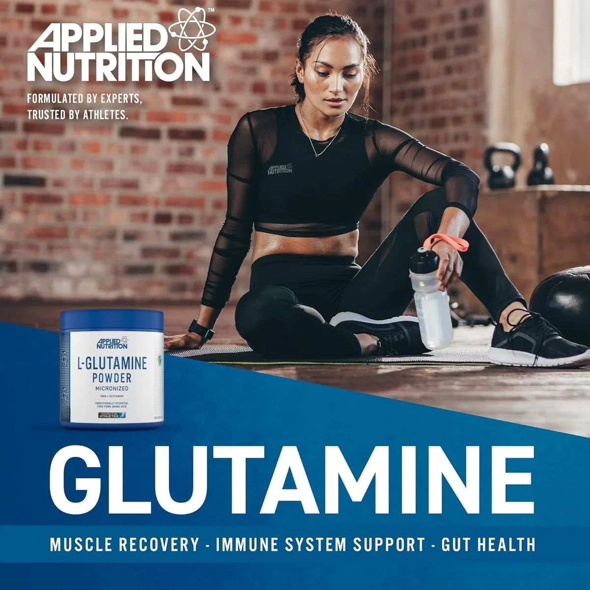 Applied Nutrition L-Glutamine Micronized Powder | 250g (50 Servings)