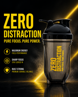 Gayor Essentials Zero Distraction Gym Shaker Bottle | 500ml | Black Yellow
