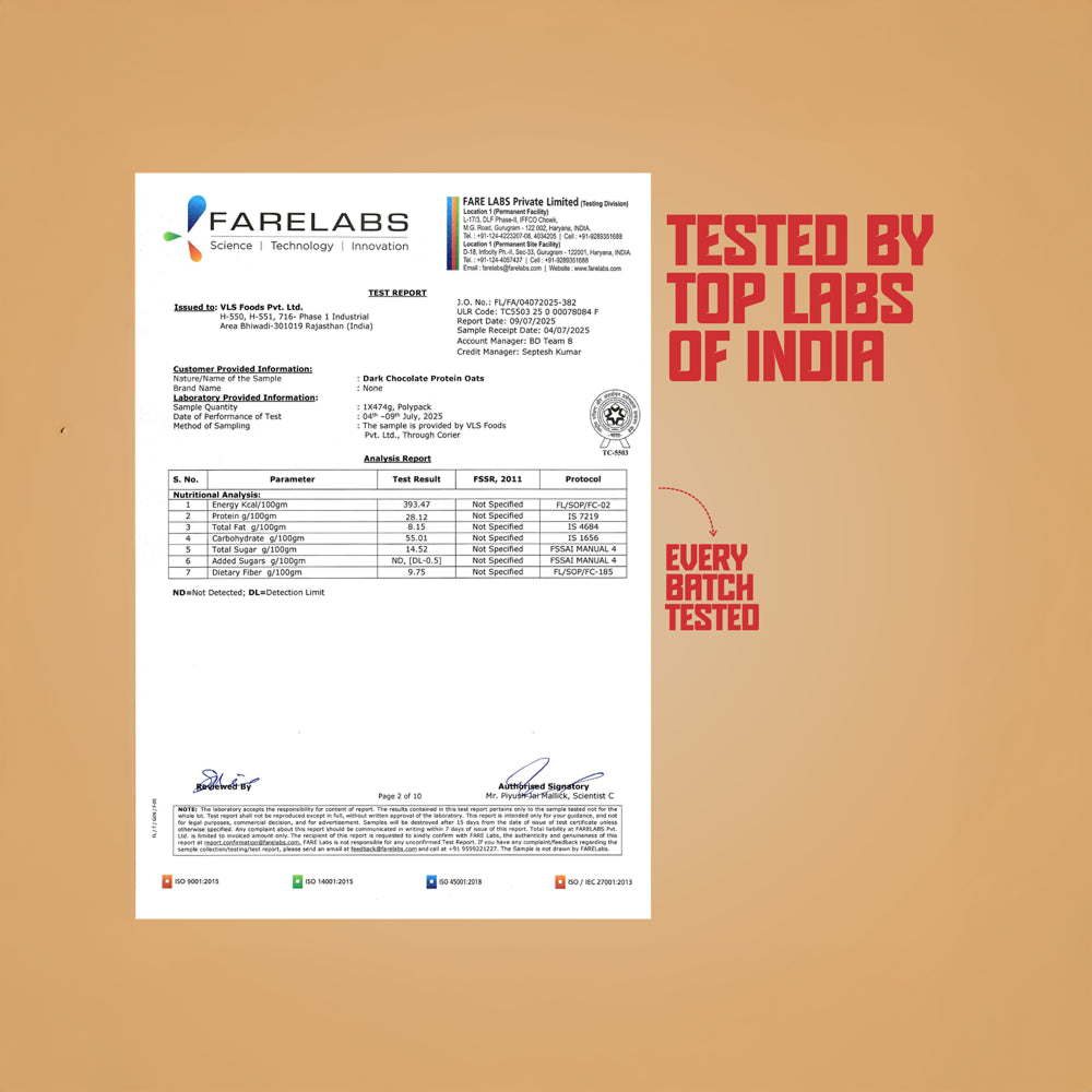 Doctor's Choice Protein Oats 750 gm ( 15 Serving )