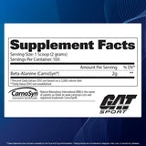 GAT Beta-Alanine, 100 Servings - 200 Gm