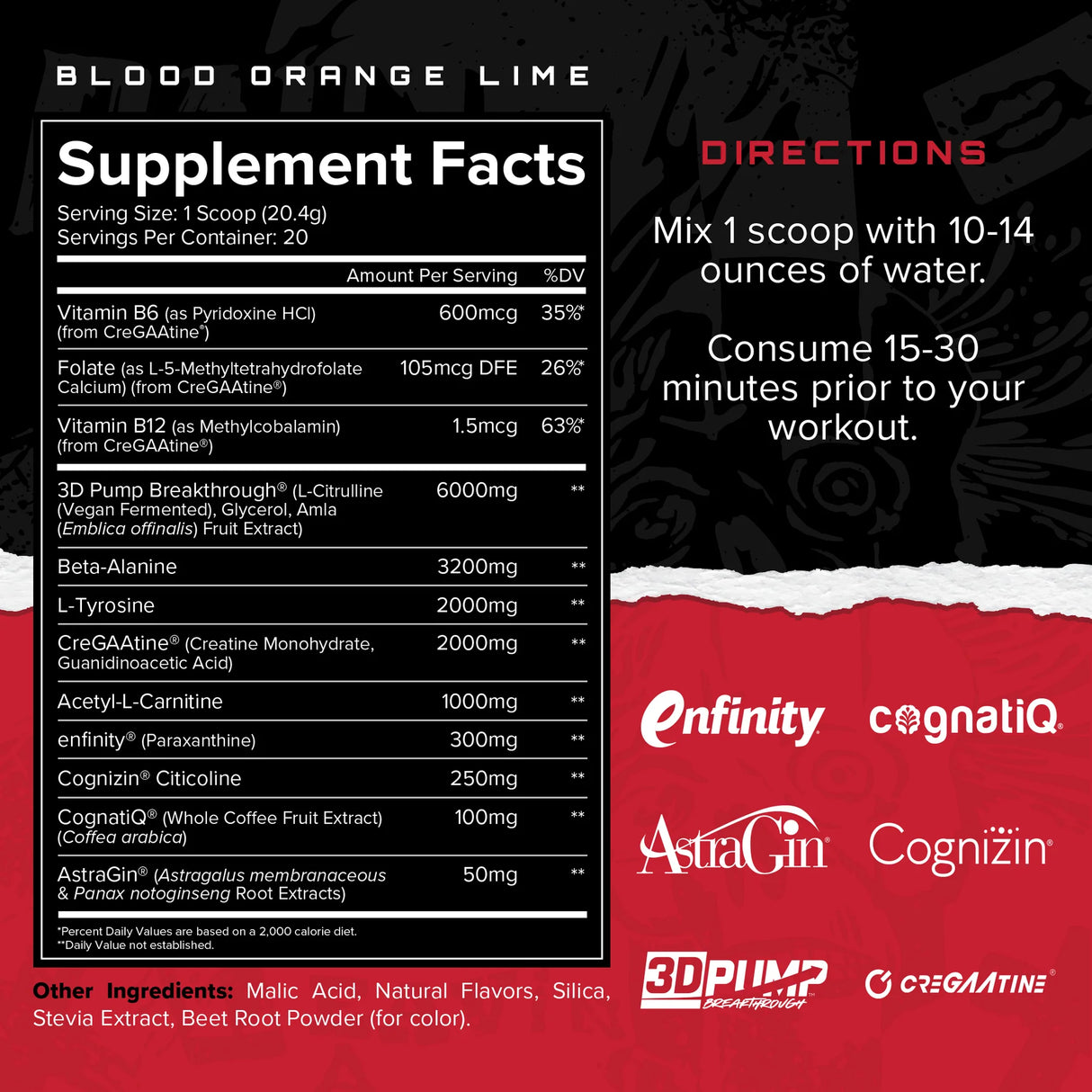 Unmatched BH2K Pre-Workout, 20 Servings