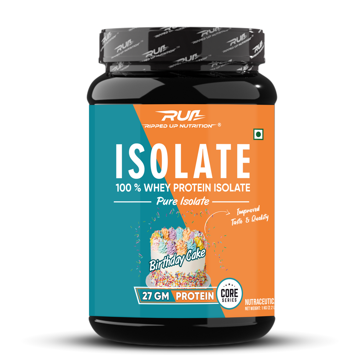 Ripped Up Nutrition 100% Whey Protein Isolate 1 Kg, 30 Servings