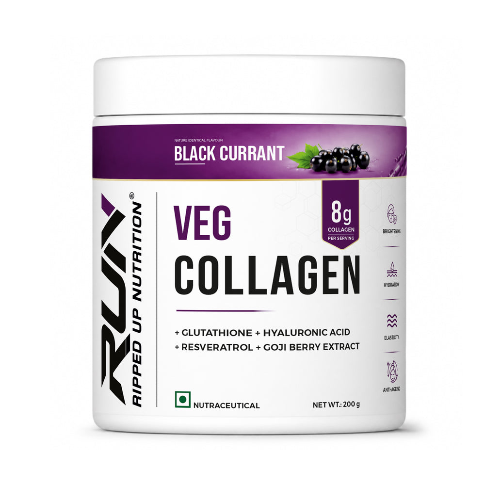 Ripped Up Nutrition Veg Collagen | Plant-Based Skin & Joint Support | 200g, 20 Servings