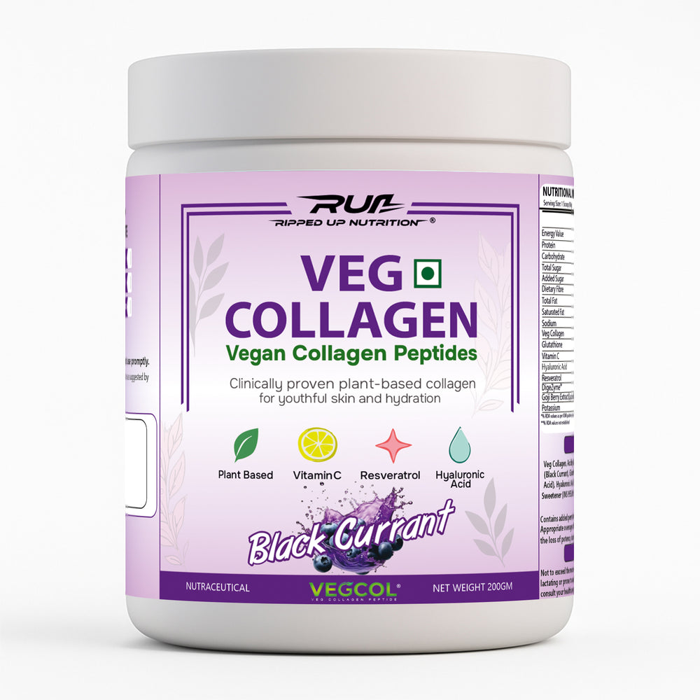 Ripped Up Nutrition Veg Collagen | Plant-Based Skin & Joint Support | 200g, 20 Servings