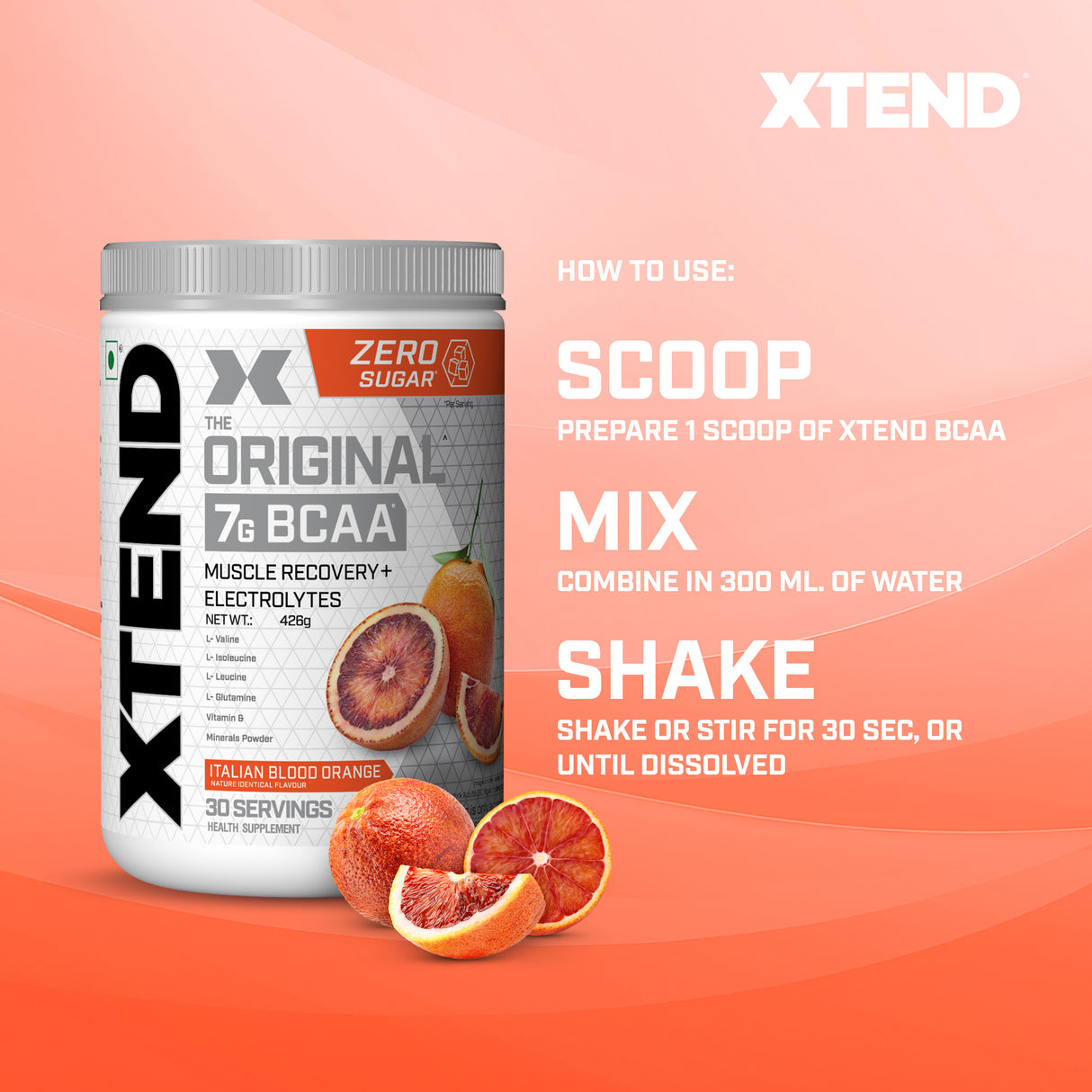 Xtend Original BCAAs Powder - 30 Servings