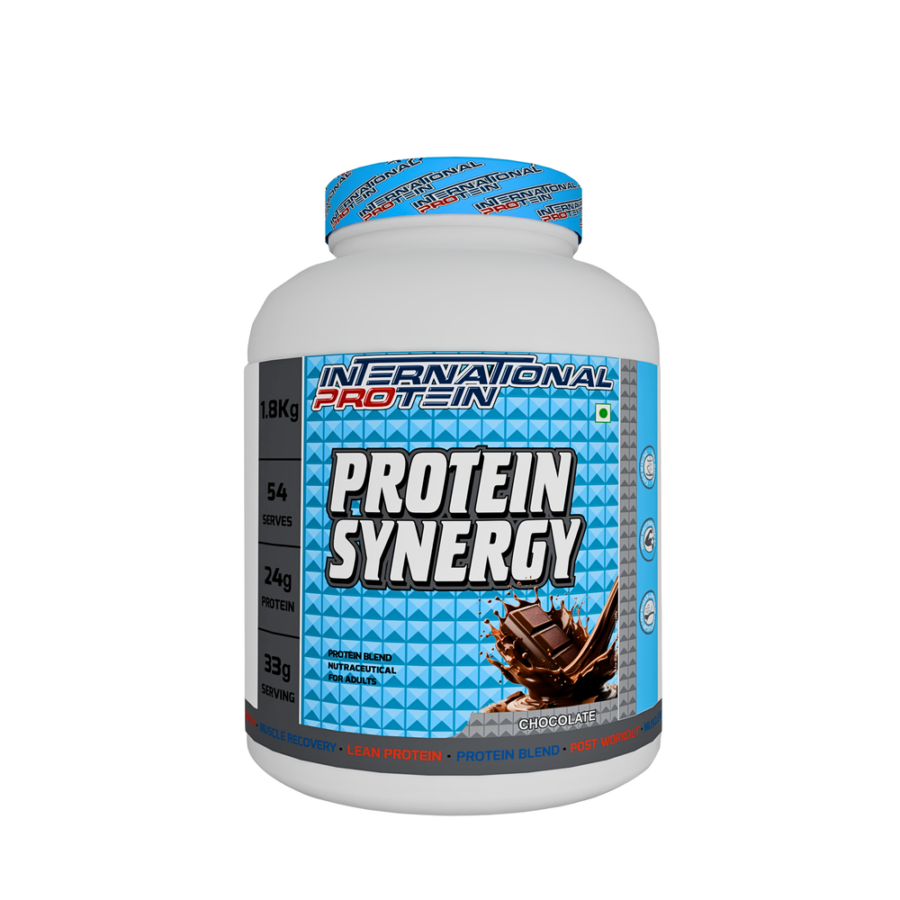 International Protein Synergy Whey Protein Powder 1.8kg | 24g Protein | 54 Servings