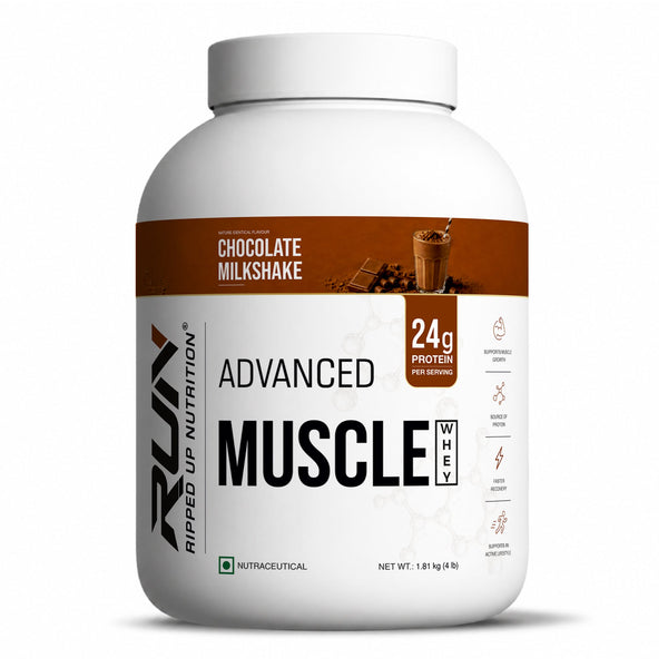 Ripped Up Nutrition Muscle Whey | 24g Protein, Low Carb Formula | 1.81 Kg, 50 Servings