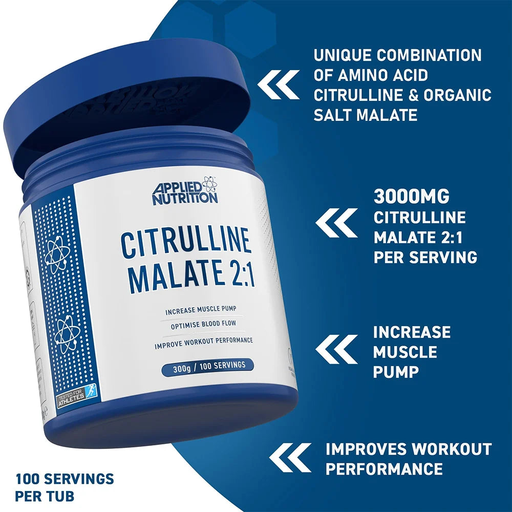 Applied Nutrition Citrulline Malate Powder | 300g (100 Servings)