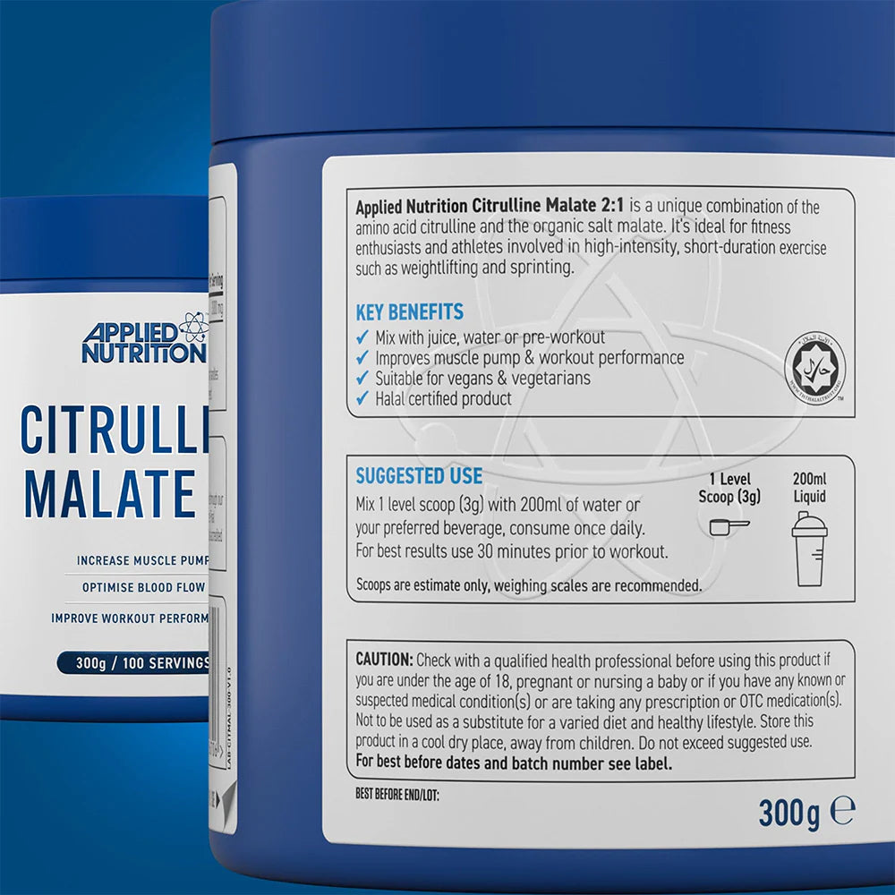 Applied Nutrition Citrulline Malate Powder | 300g (100 Servings)