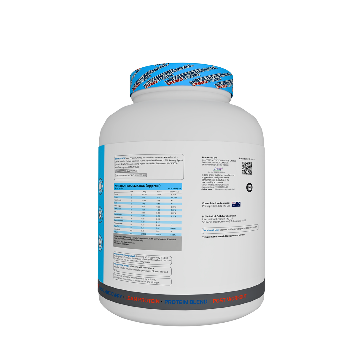 International Protein Synergy Whey Protein Powder 1.8kg | 24g Protein | 54 Servings