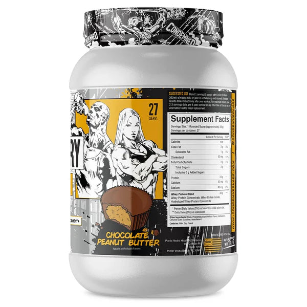 CONDEMNED Commissary Whey Protein, 27 Servings