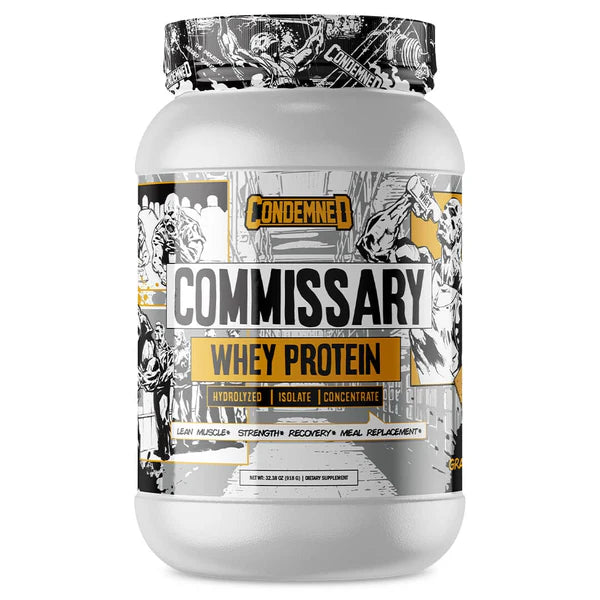 CONDEMNED Commissary Whey Protein, 27 Servings