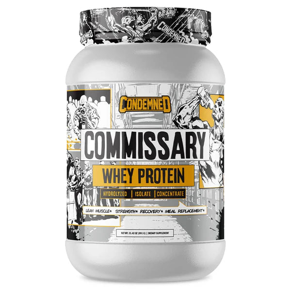 CONDEMNED Commissary Whey Protein, 27 Servings