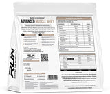Ripped Up Nutrition Muscle Whey | 24g Protein, Low Carb Formula | 907g, 27 Servings