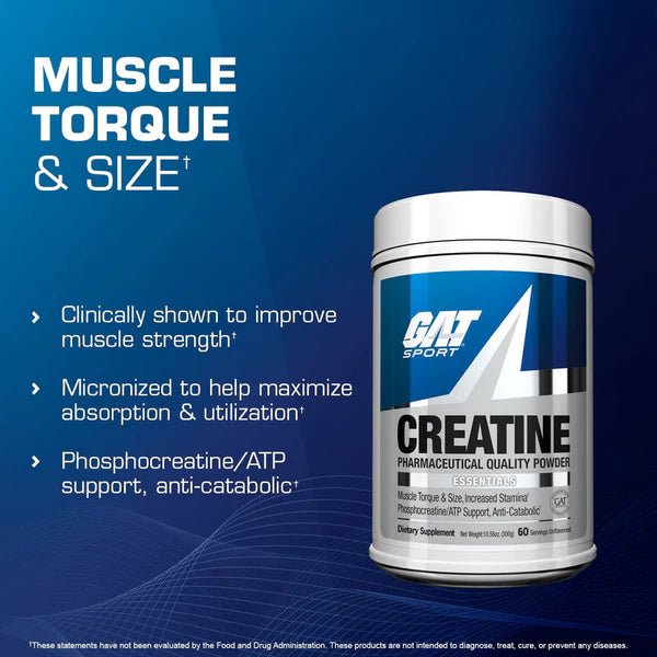 GAT Creatine, 60 Servings - 300 Gm