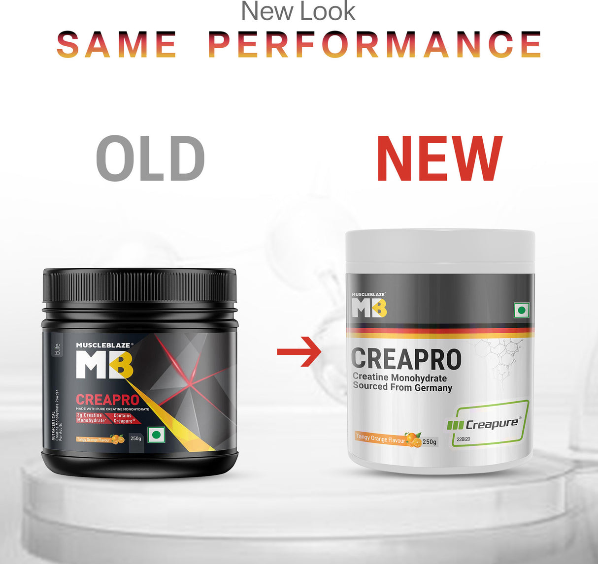 MuscleBlaze Creapro Creatine Powder 250g | Creapure® | 62 Servings