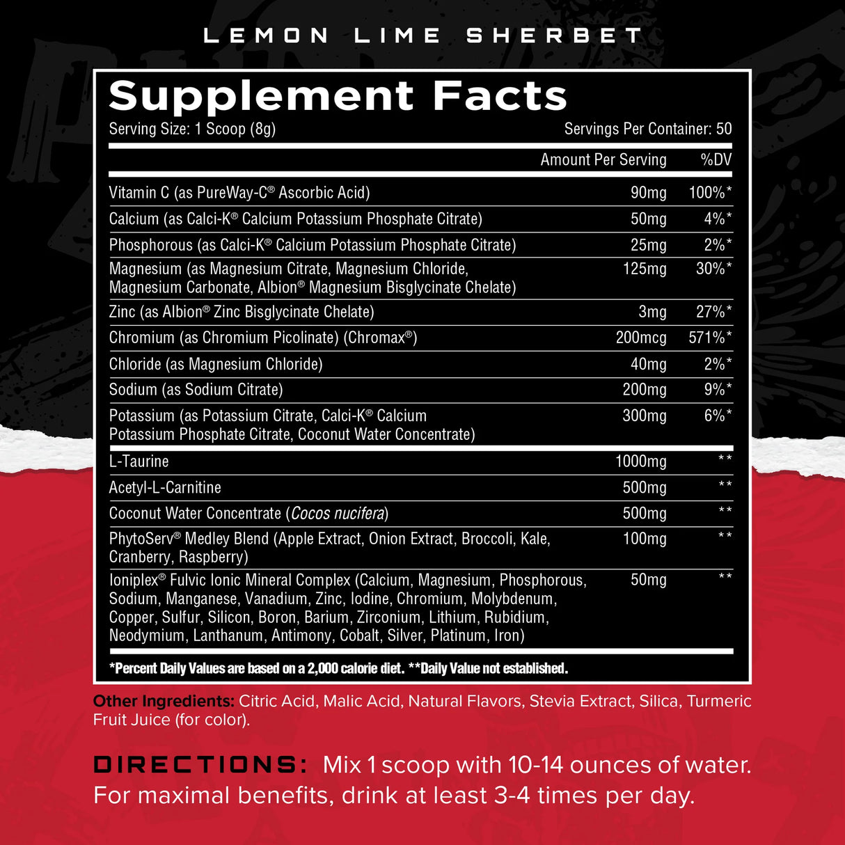 Unmatched ElectraShred, 50 Servings