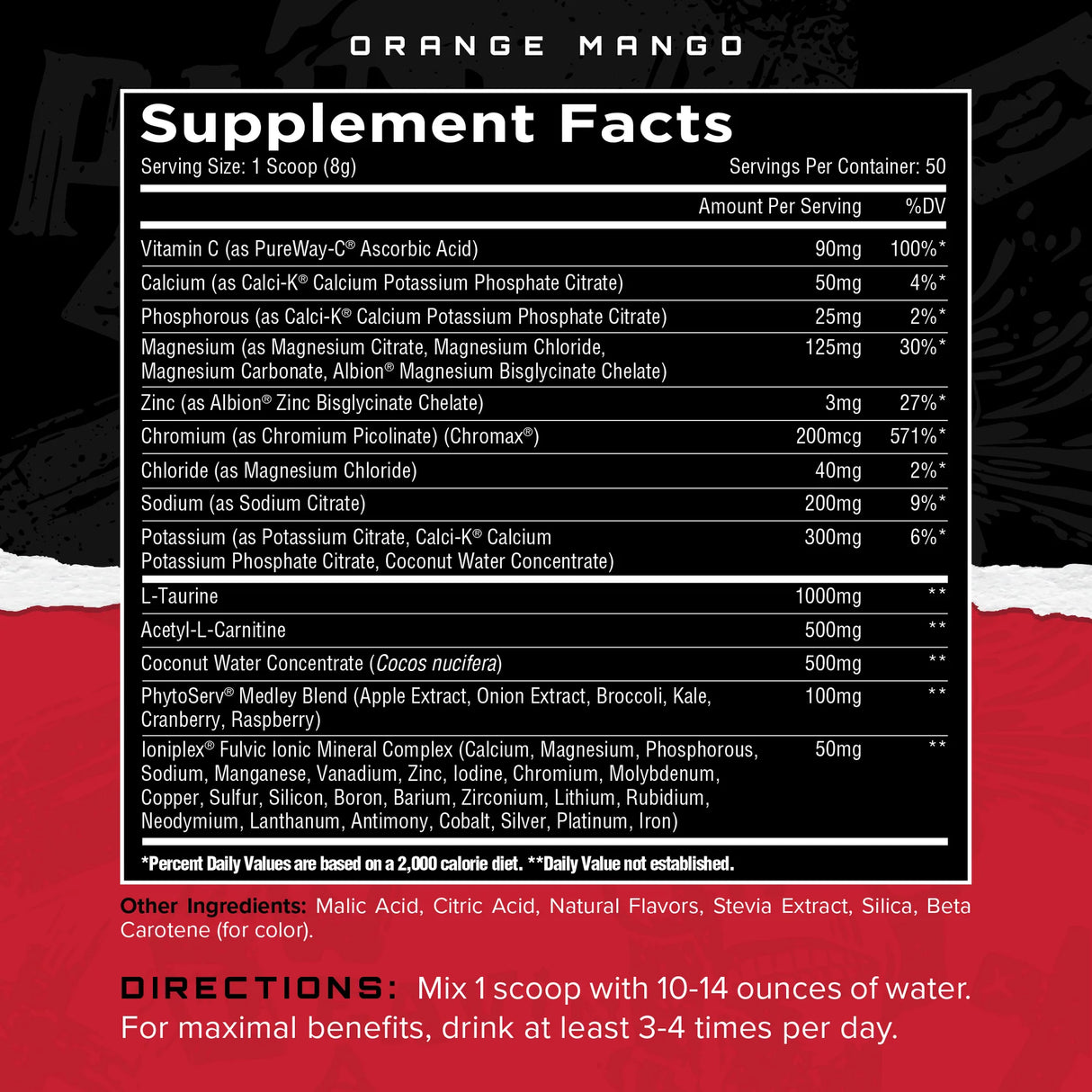 Unmatched ElectraShred, 50 Servings