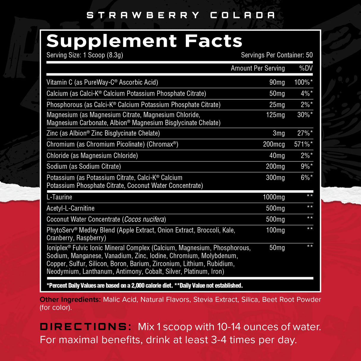 Unmatched ElectraShred, 50 Servings