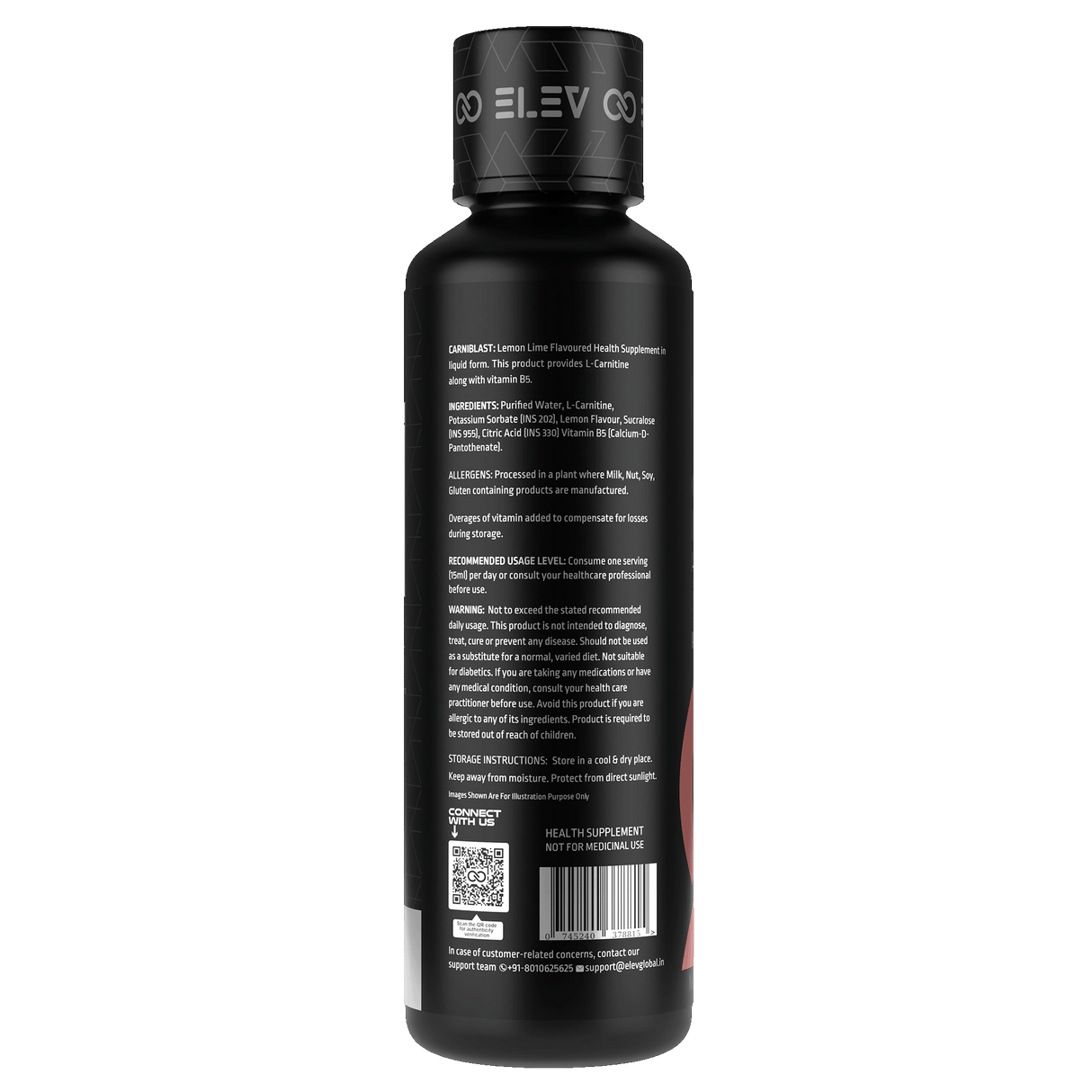 Elev Carniblast 5000mg Liquid Formula | 500ml, 33 Servings
