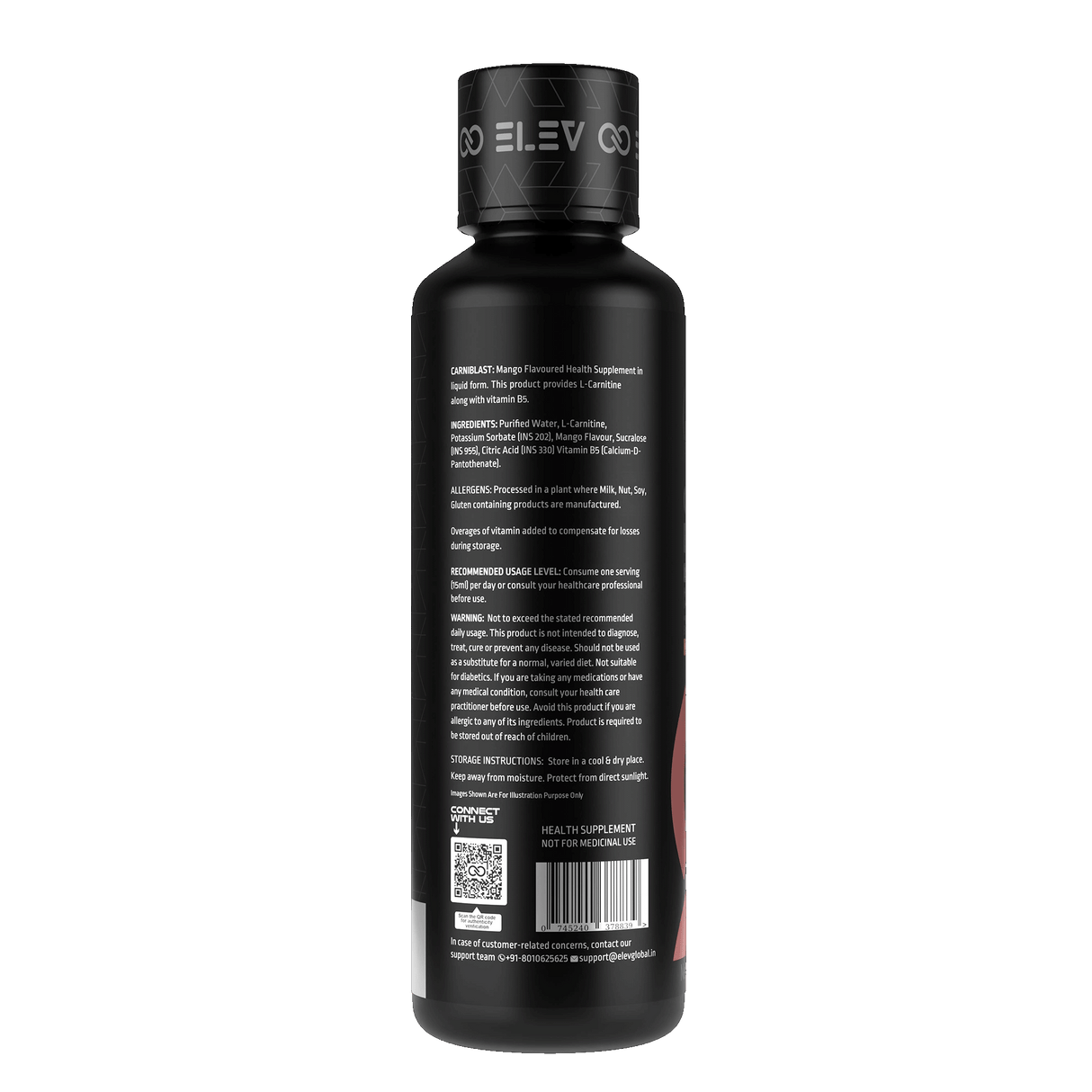 Elev Carniblast 5000mg Liquid Formula | 500ml, 33 Servings