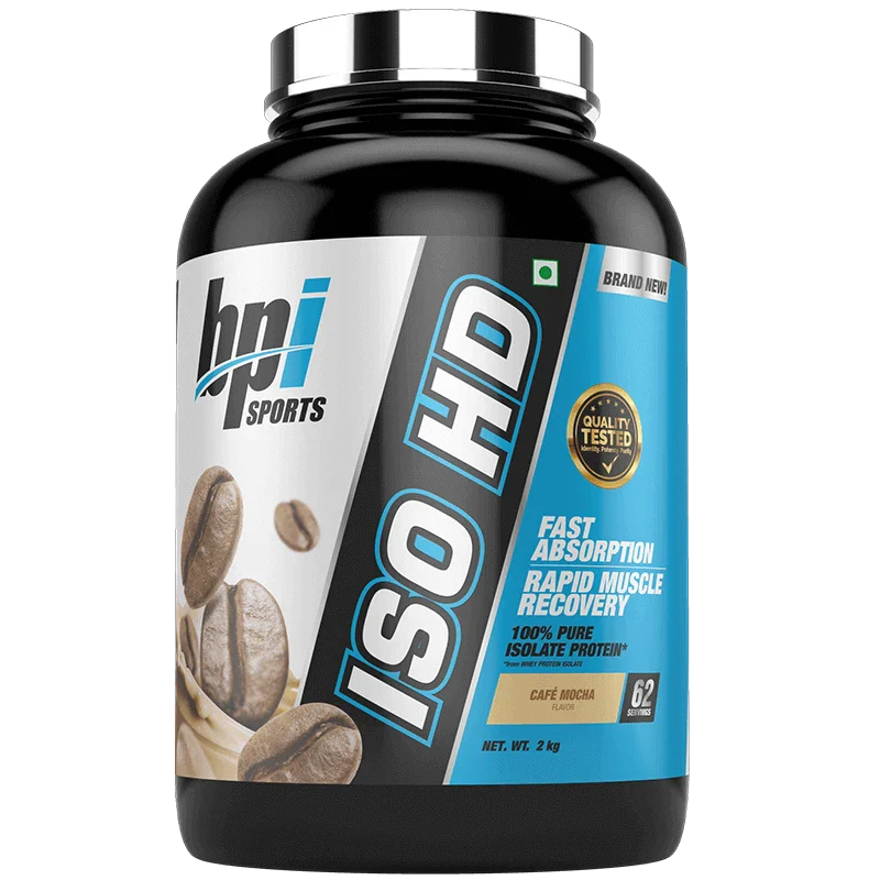 BPI Sports ISO HD Whey Isolate and Hydrolysate - 4.4 Lbs