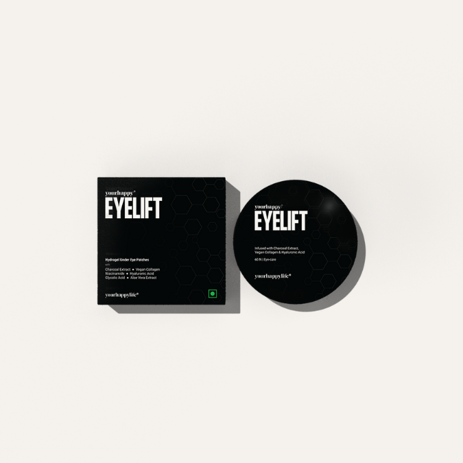 YourHappyLife Eyelift Hygrogel Eye Patches | Vegan Collagen & Hyaluronic Acid | 60 Patches
