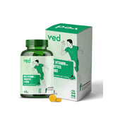 VEDayu Multivitamin Tablets for Men & Women with Probiotics & Ginseng | Multivitamin supplement with 45 Ingredients - 60 Tablets