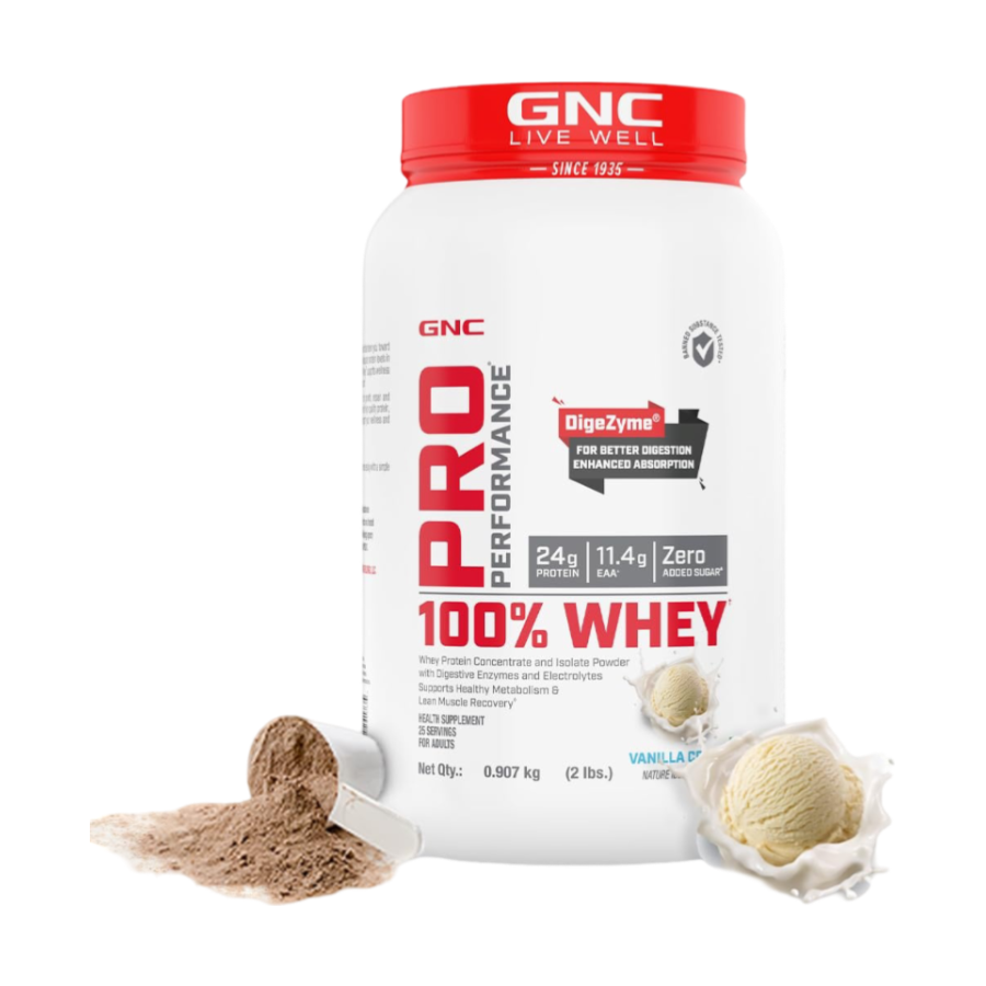 GNC Pro Performance 100% Whey Protein - 2 Lbs - Nutristar