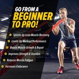 GNC Pro Performance 100% Whey Protein 2 Lbs + Nutristar Micronized CREA Gold Creatine Monohydrate 250g (83 Servings) - Lean Muscle Starter Stack