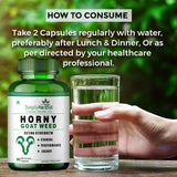 Simply Herbal Horny Goat Weed | Maca Root Extract | 90 Veg Capsules