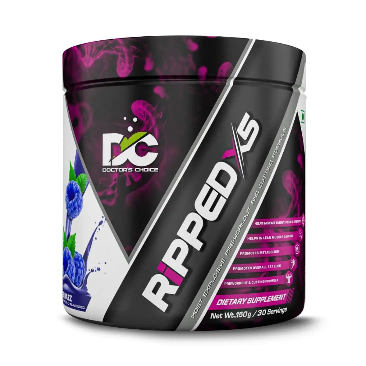 Doctor's Choice RIPPED-X5 Professional Pre-Workout Formula 30 Servings