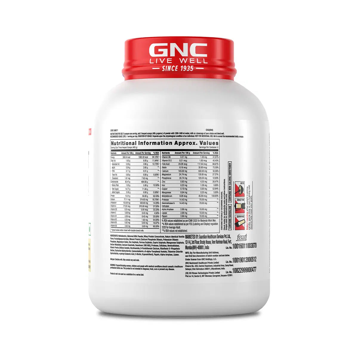 GNC Pro Performance Weight Gainer , 3 kg