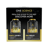 One Science Nitra Whey 4 Lbs with Multivitamins 60 Tablets | 27g Protein, 3 Creatine Per Serving | Complete Stack