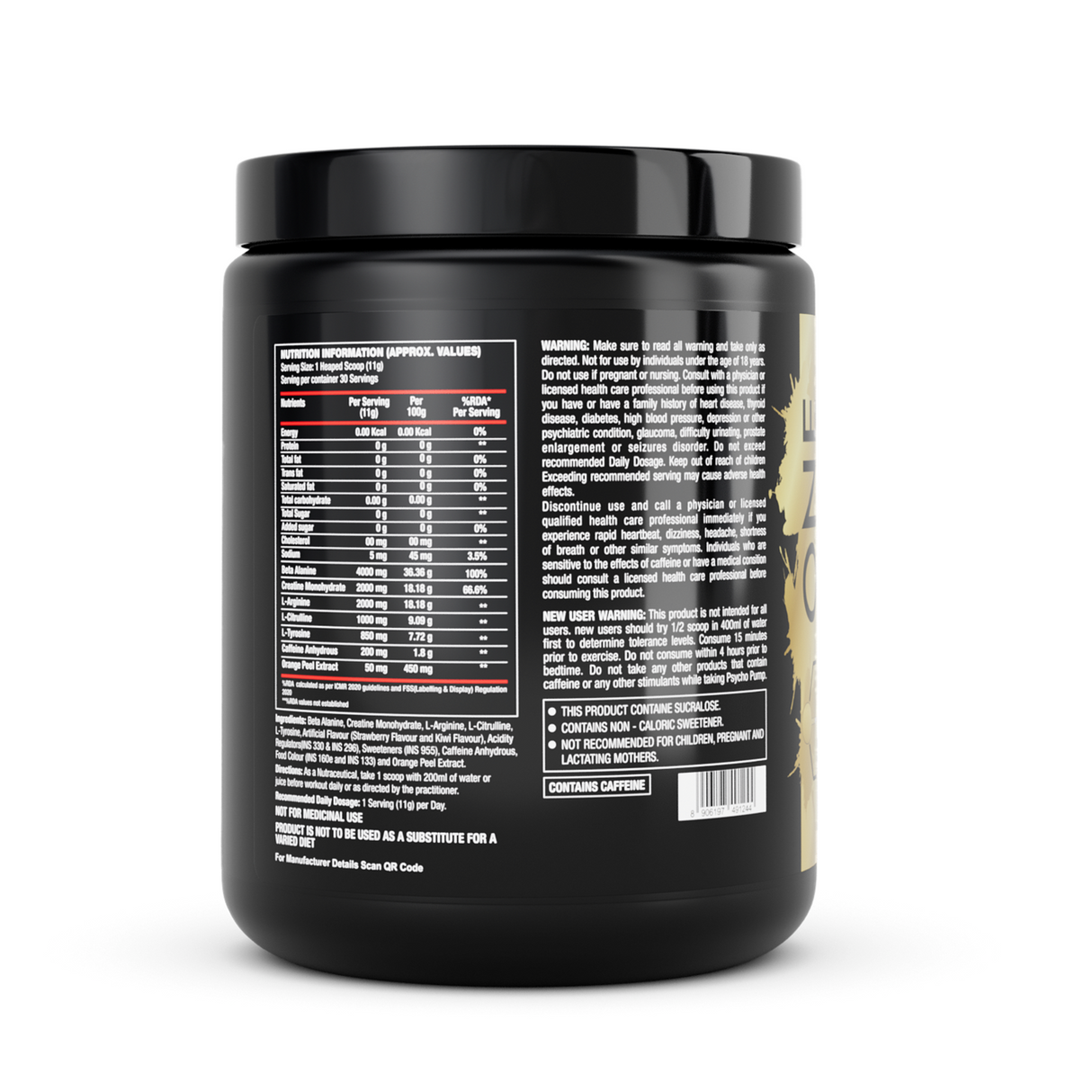 One Science Nutrition Psycho Pump Extreme Pre-Workout | 15 Servings